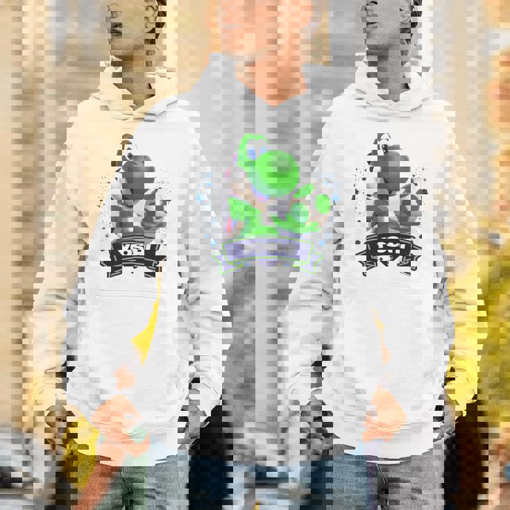 ザ・スーパーマリオギャラクシー・ムービー Yoshi Champion 長袖tシャツ パーカー