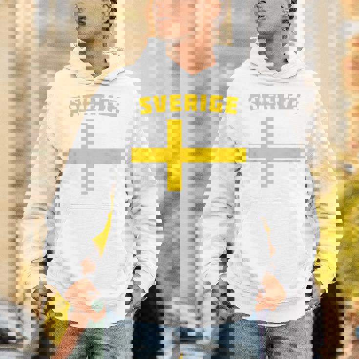 スウェーデンサッカースウェーデン国旗 ファンジャージ パーカー