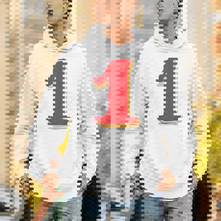 タイポグラフィ 第1番 数字 1 パーカー