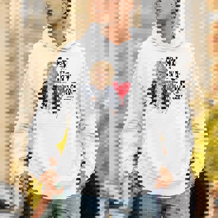 チャッキー・ティファニー・イート・ユア・ハート・アウト・バレンタイン 長袖tシャツ パーカー