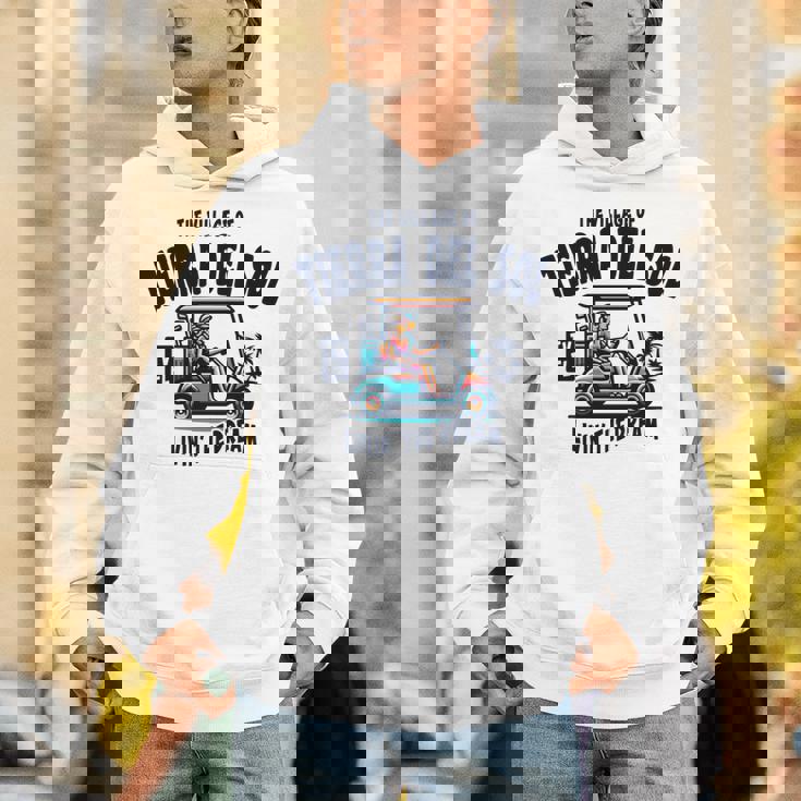 ティエラ・デル・ソルの村ゴルフカートデザイン。 長袖tシャツ パーカー