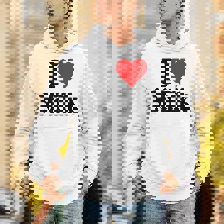 ハートミルクが大好き パーカー