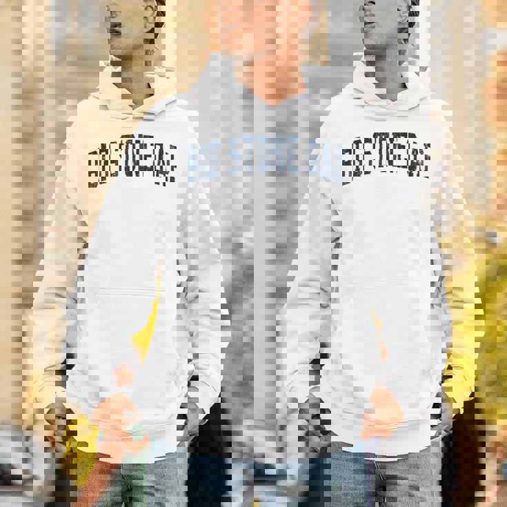 ビッグストーンギャップ バージニアva ヴィンテージ スポーツデザイン ネイビーデザイン パーカー