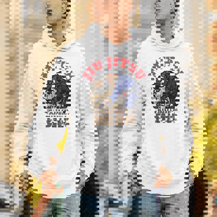 ブラジリアン柔術 Bjj クマのように訓練する 長袖tシャツ パーカー