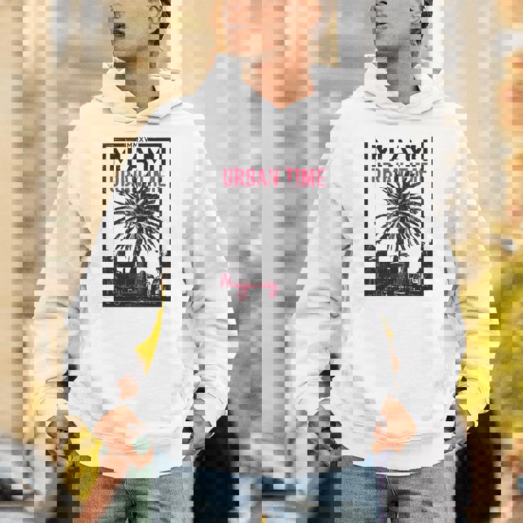 マイアミマジックシティビーチシャツ フロリダ愛好家向け 長袖tシャツ パーカー