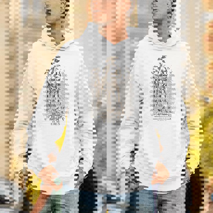 マーキュリー、エルメスの神、泥棒、スポーツ、アスリート パーカー