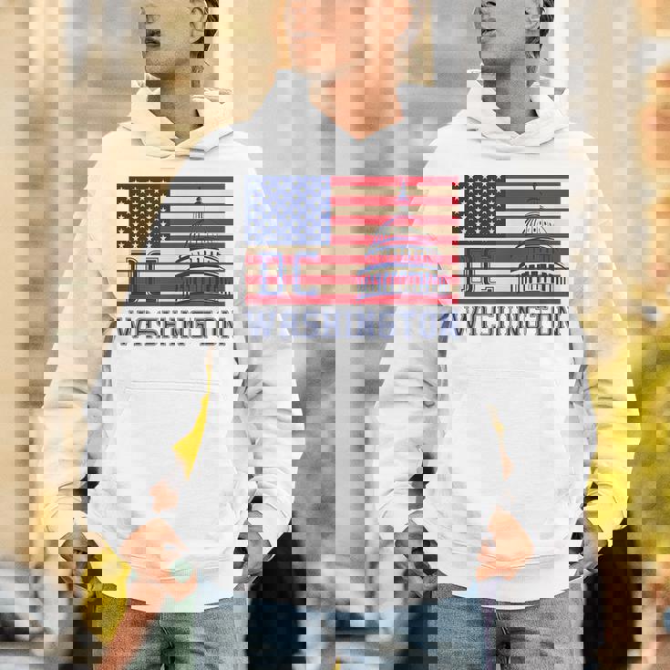 ワシントンdc アメリカ国旗tシャツ パーカー