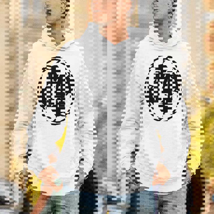 数字 14 Fourn サッカーボール Futbol パーカー