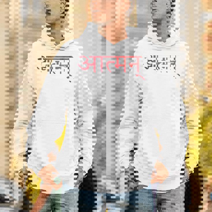 神秘的なサンスクリット語の仏教シンボル Atman パーカー