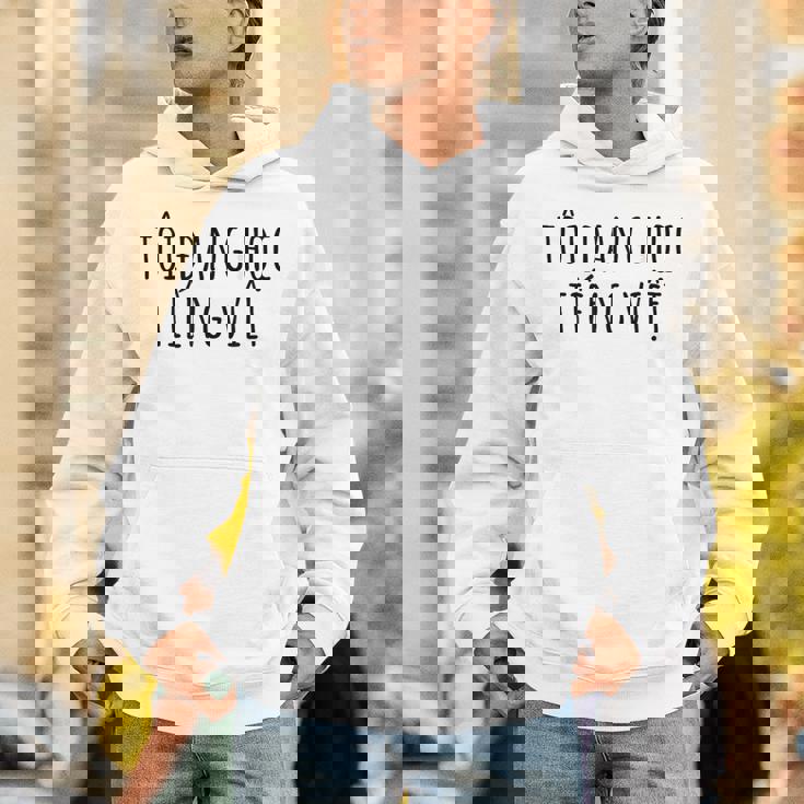 私はベトナム語を学んでいます – 言語 面白いユーモア パーカー