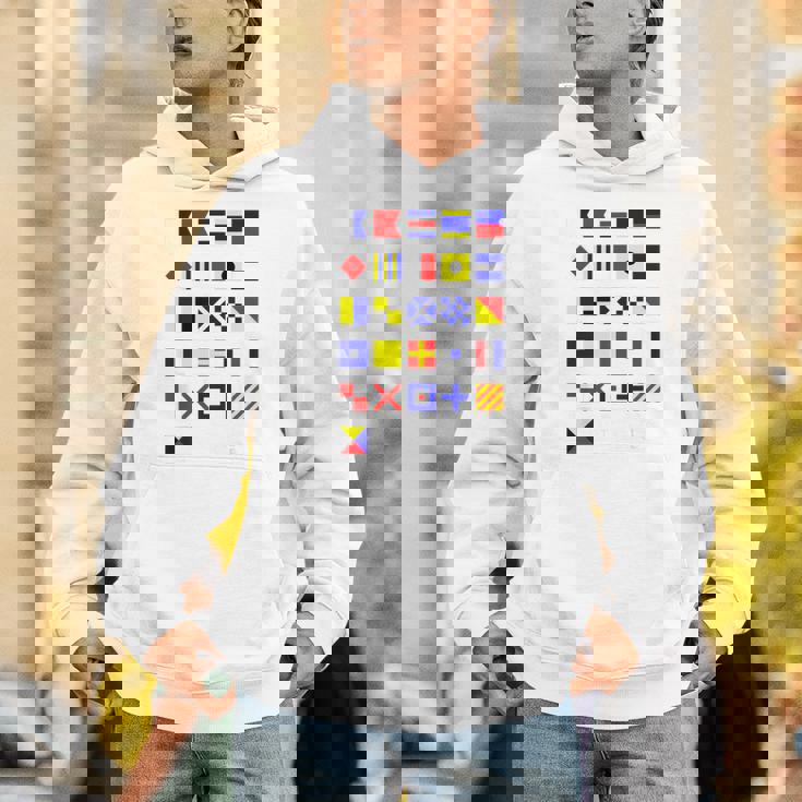 航海信号旗 アルファベット パーカー