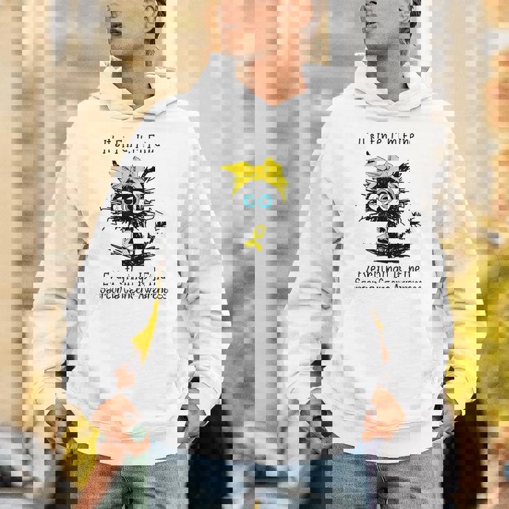 黒猫大丈夫だよ元気だ肉腫啓発 パーカー