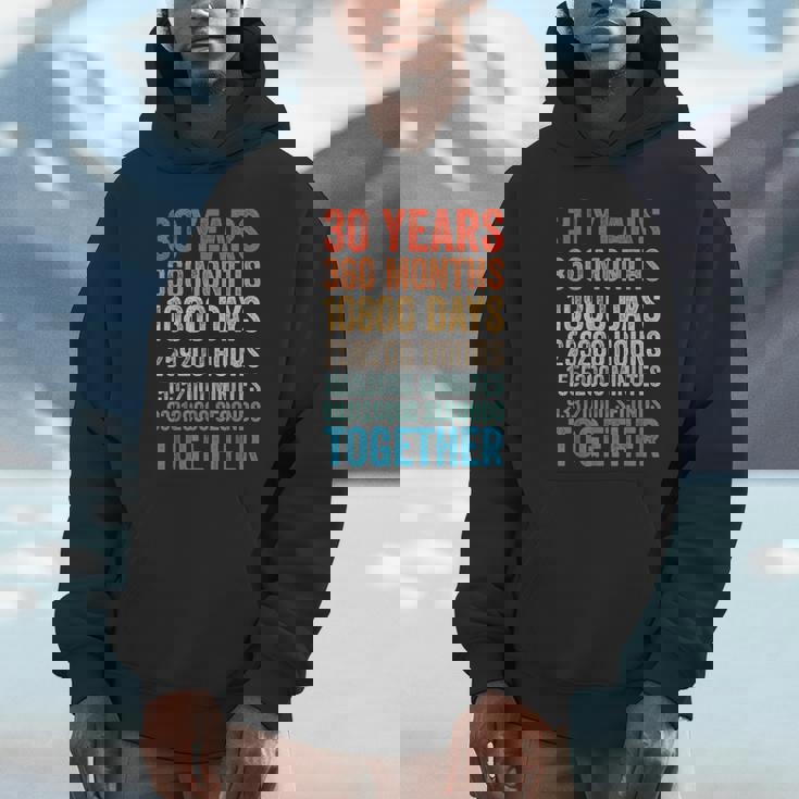 30年記念日 彼 彼女 カップル 30回目の結婚 パーカー