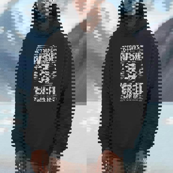 35歳の誕生日プレゼントは私に35年かかりました 良い 面白い 35歳 パーカー