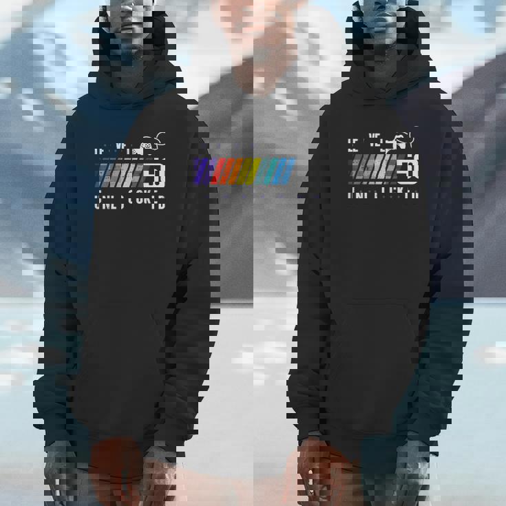 50歳の誕生日 ゲーマーボーイまたはゲーマーガール レベル50 アンロック パーカー