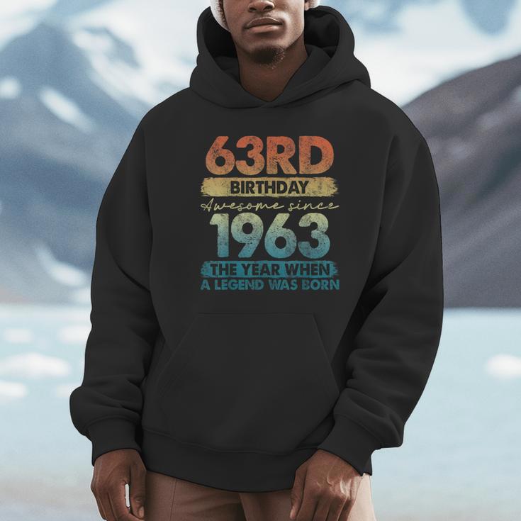 63 Year Old Vintage 1963 Limited Edition 63Rd Birthday Hoodie - Monsterry