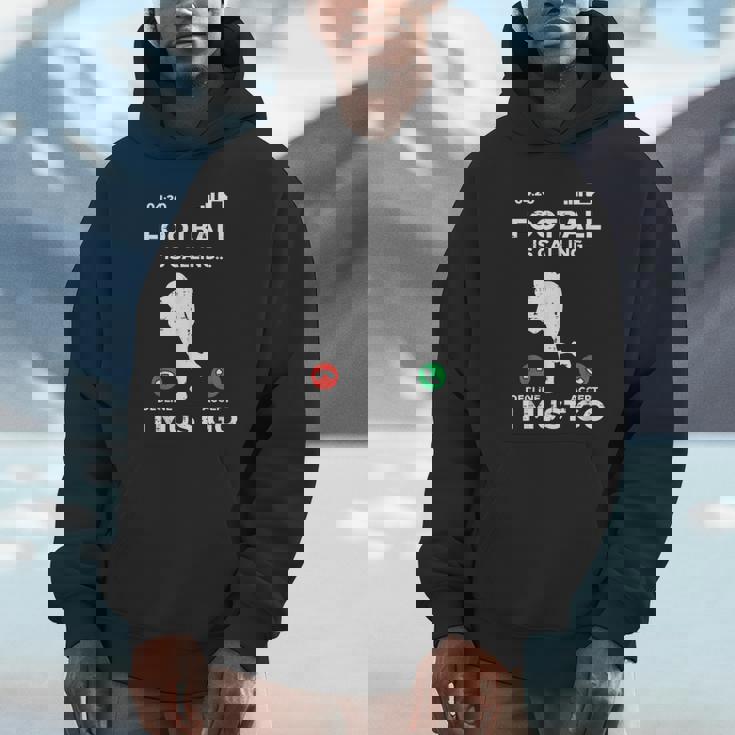 American Football Calling I Must Go ファニーコーチ メンズ レディース パーカー