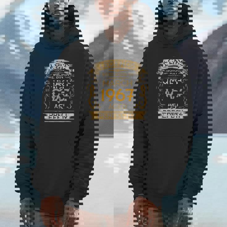 Birthday Legends Were Born Ins March 1967 パーカー