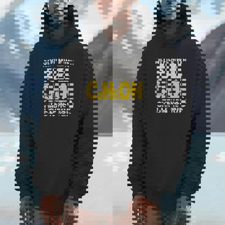 C2H5OH Fuel Chemistry Alcohol Molecule Science Humor Tank Top Unisex Hoodie
