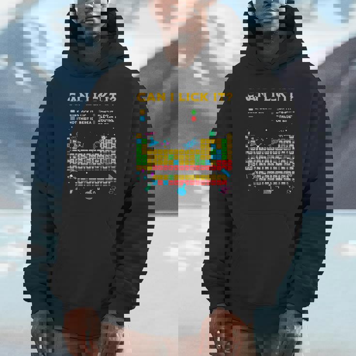 Can I Lick It 周期表 面白い 科学 先生 学生 パーカー