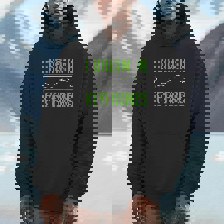 I Dream In Keyframes おもしろモーショングラフィックデザイナー アニメーター パーカー