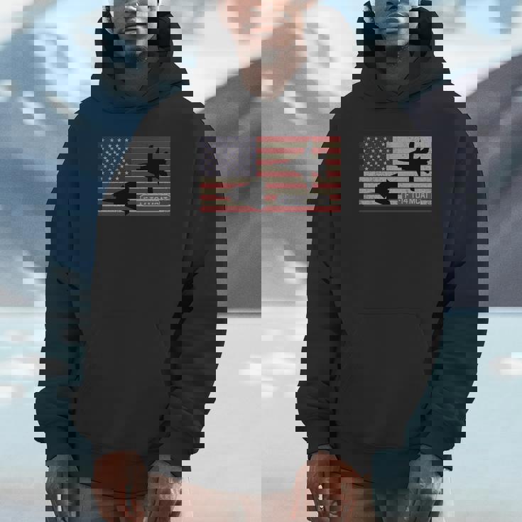 F-14 トムキャット ジェット戦闘機 アメリカの国旗 長袖tシャツ パーカー