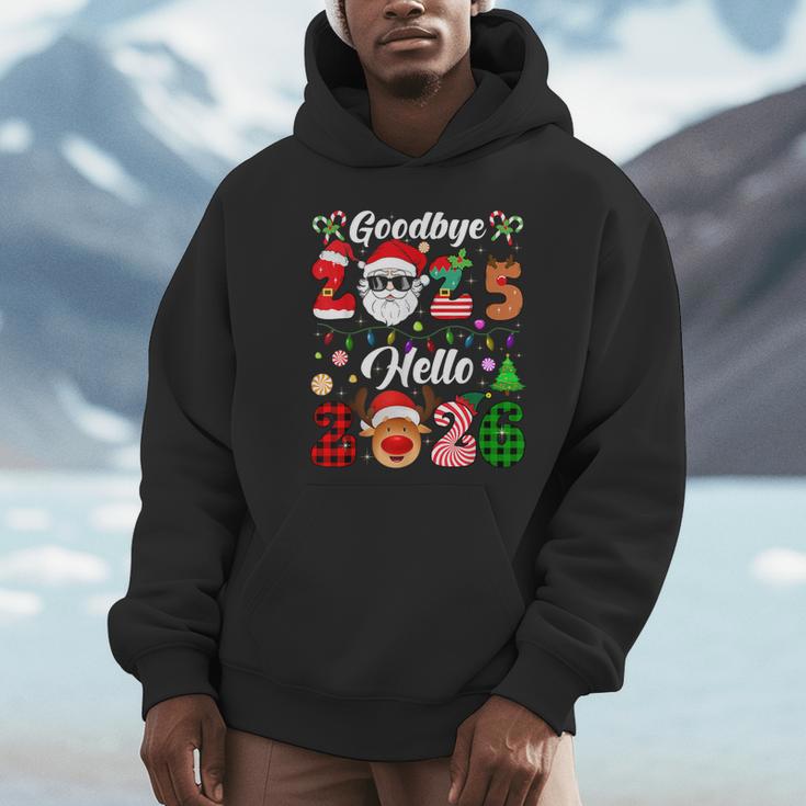 Goodbye 2025 Hello 2026 Happy New Year 2026 Family Hoodie - Monsterry