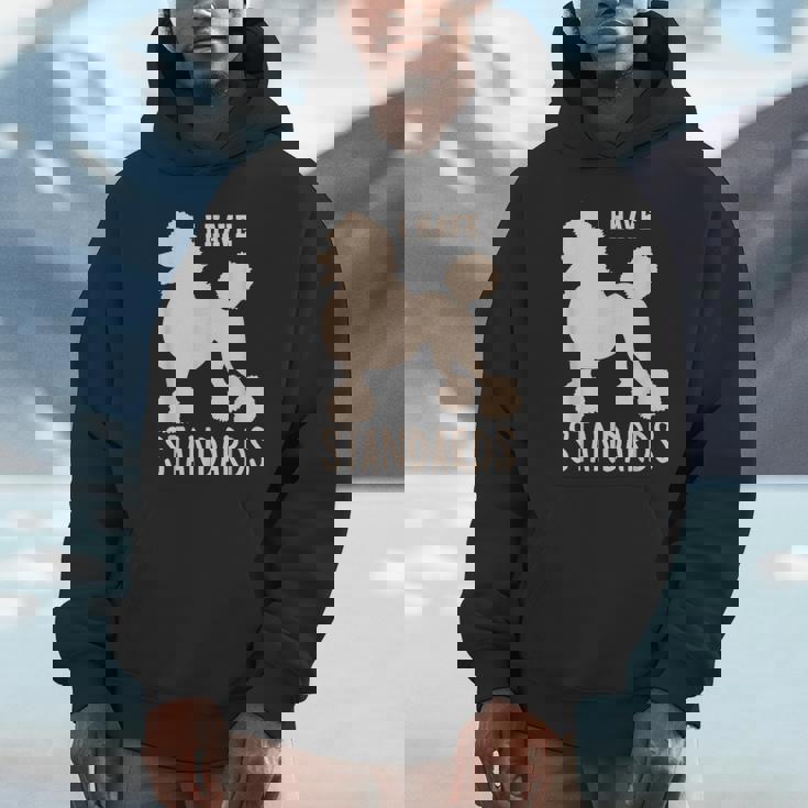 I Havetandards プードル キュート スタンダード プードル パーカー