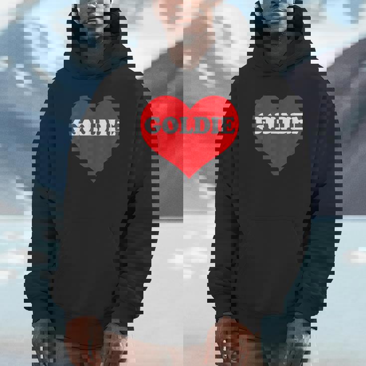 I Heart Goldie I Love Goldie カスタマイズ可 パーカー