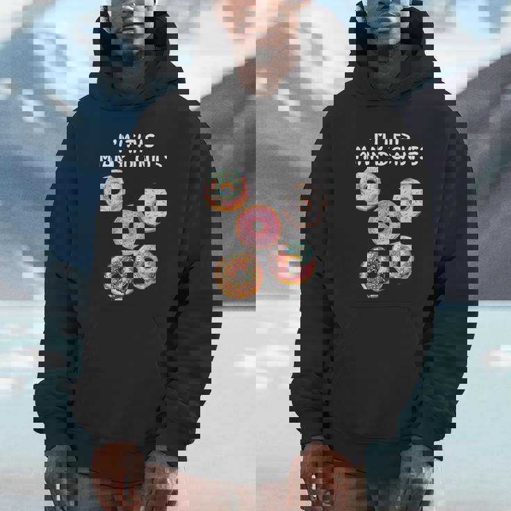 I'm Many Donuts 面白いドーナツフィットネス格言 パーカー