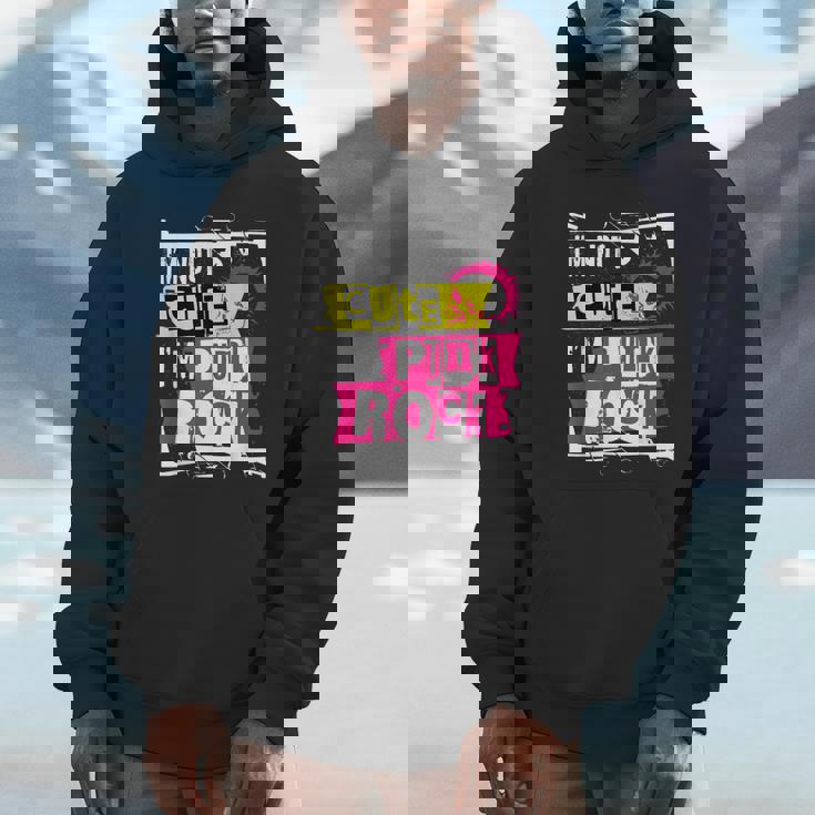 I'm Not Cute I'm Punk Rock パンクロッカー用 パーカー