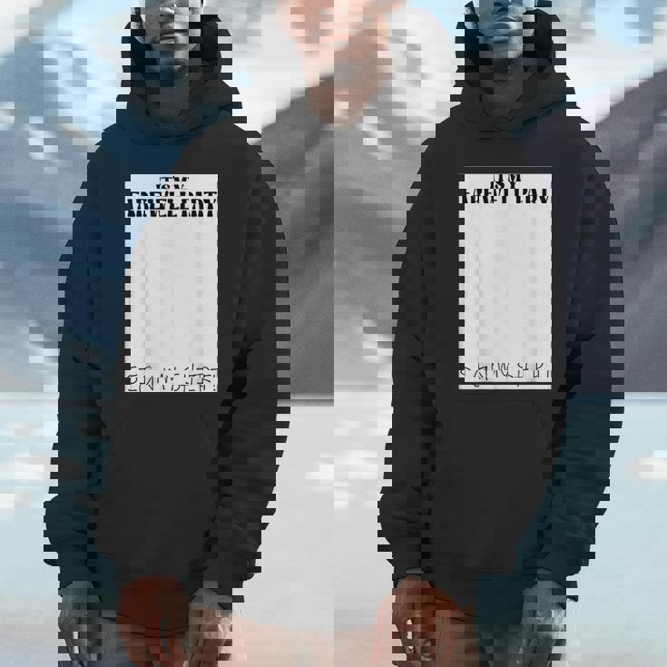 It's My Farewell Partyign My For Goodbye Parting パーカー