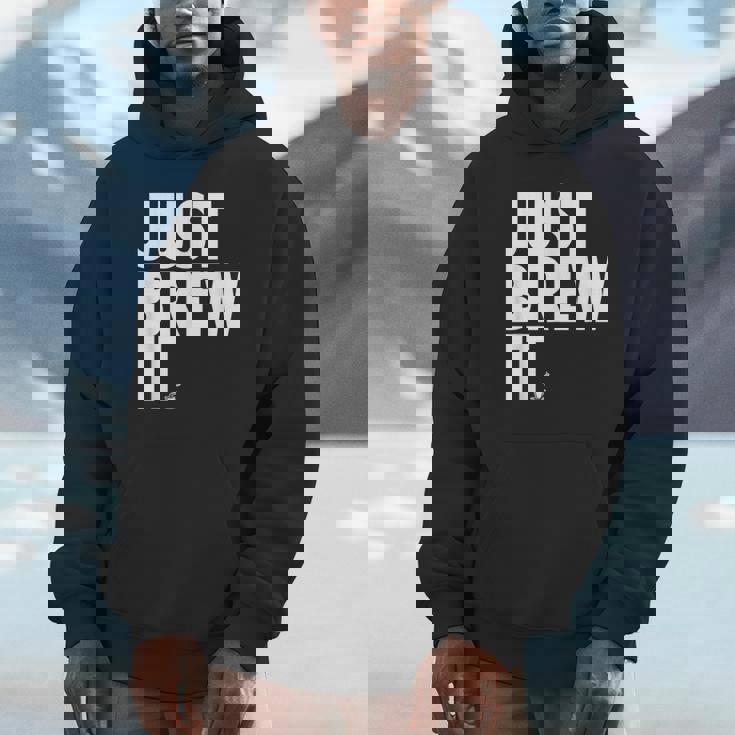 Just Brew It おもしろコーヒーシャツ パーカー