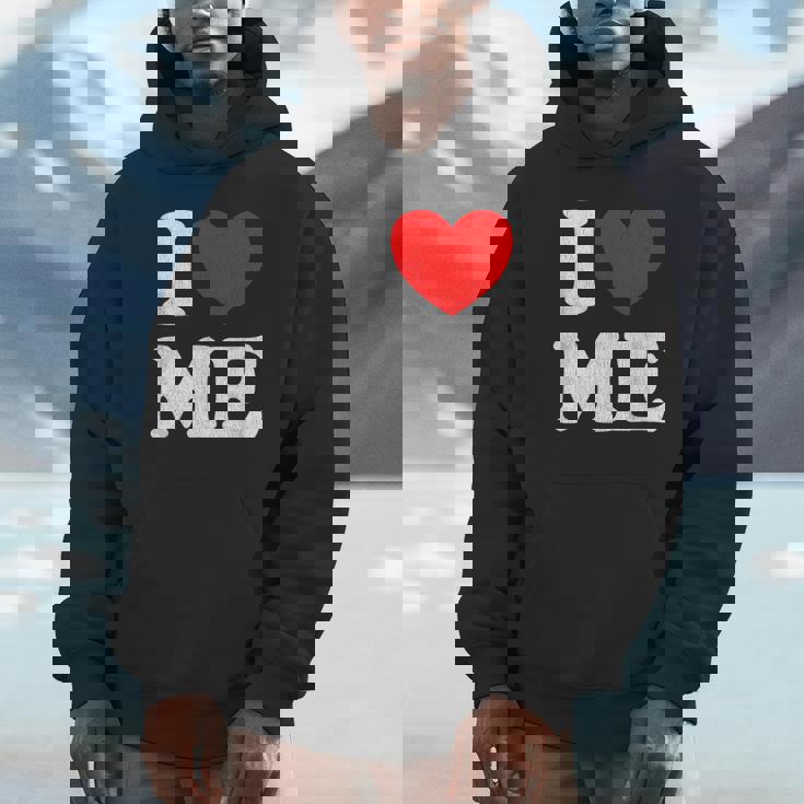 I Love Me シャツ Y2k ジョーク I Heart Me Love Myself Maine パーカー