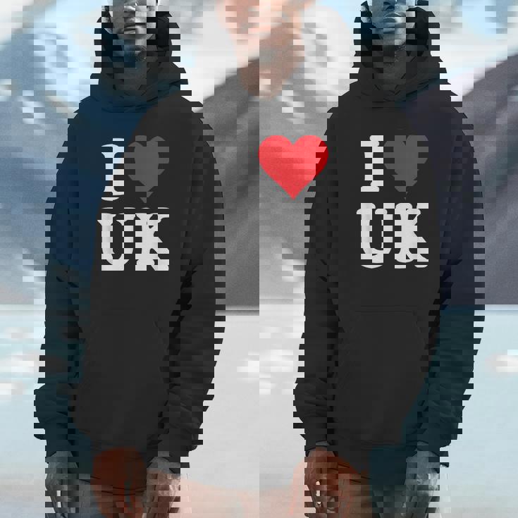 I Love Uk Initials I Heart UK First Last Name U K パーカー