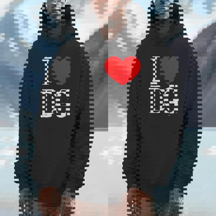 I Love ハート Dg パーカー