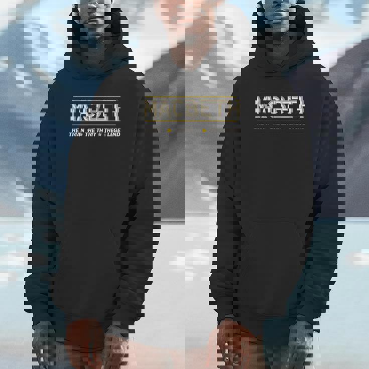 Macbeth The Man The Myth The Legend パーカー