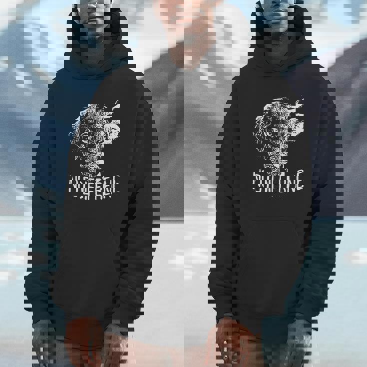 No Difference ワンライフ 違いはありません ベジタリアン 動物愛好家 ビーガン 長袖tシャツ パーカー