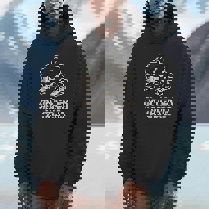 Orcalero Orcala 面白いイタリアンブレインロットスラングゲームミーム パーカー