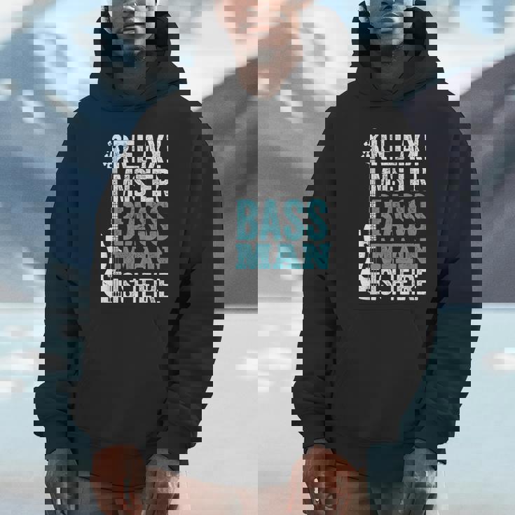 Relax Mister Bass Man Is Here ベースギター 楽器 ベーシスト パーカー