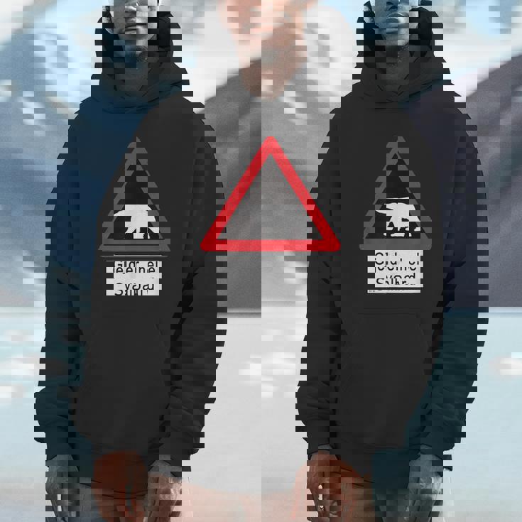 Svalbard ホッキョクグマ サイン パーカー