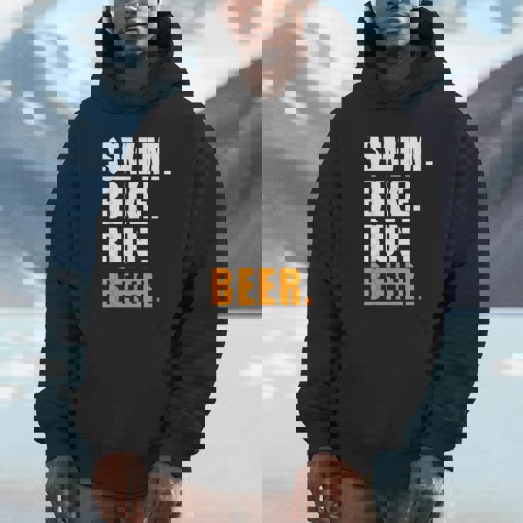 Swim Bike Run スイム バイク ラン ビール トライアスロン トライアスロン スポーツ メンズ レディース パーカー