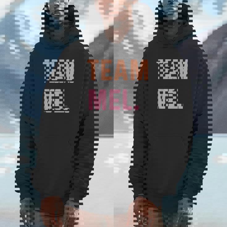 Team Mel 名前 パーカー