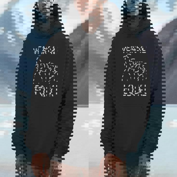 We Are All Equal Anti-Speciesism Animal Equalityegan Activ パーカー