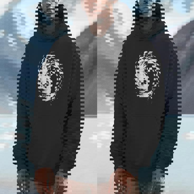 Ying Yang Flowtate 瞑想 水彩画 太極拳 メンズ レディース パーカー