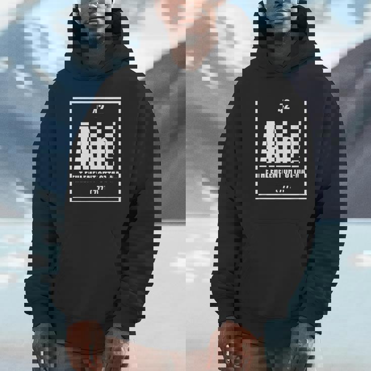 おったま Ah 元素デザイン おもしろ理系 サプライズ要素 42 ナンバー グラフィック パーカー