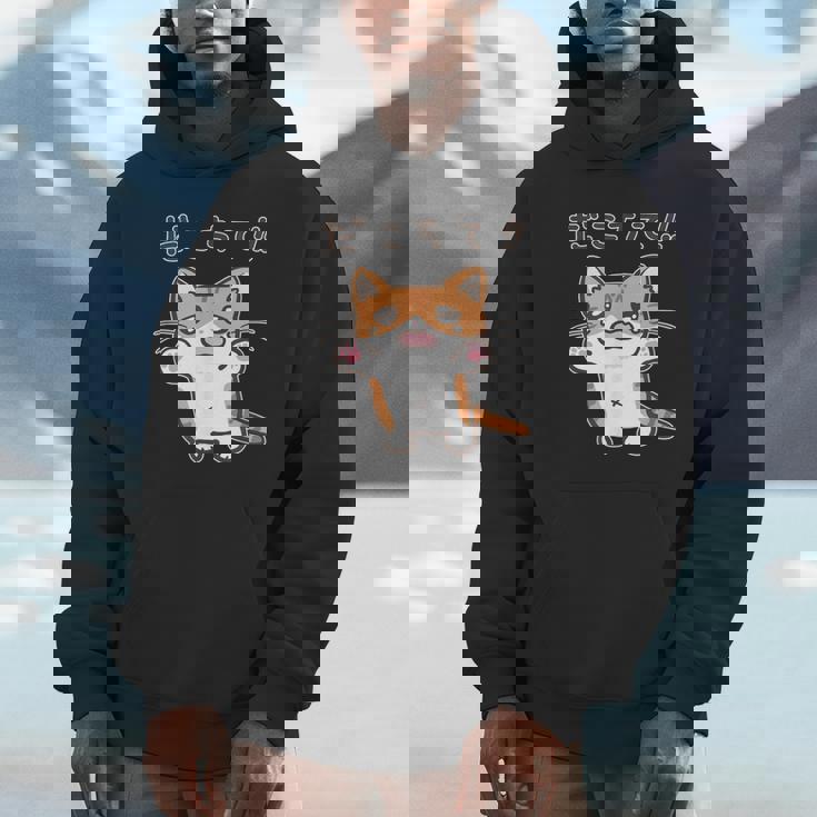 だこちて！ねこちゃん 茶トラ猫 茶白猫 猫 子猫 猫好き 動物 かわいい Cat おもしろ ネタ パーカー