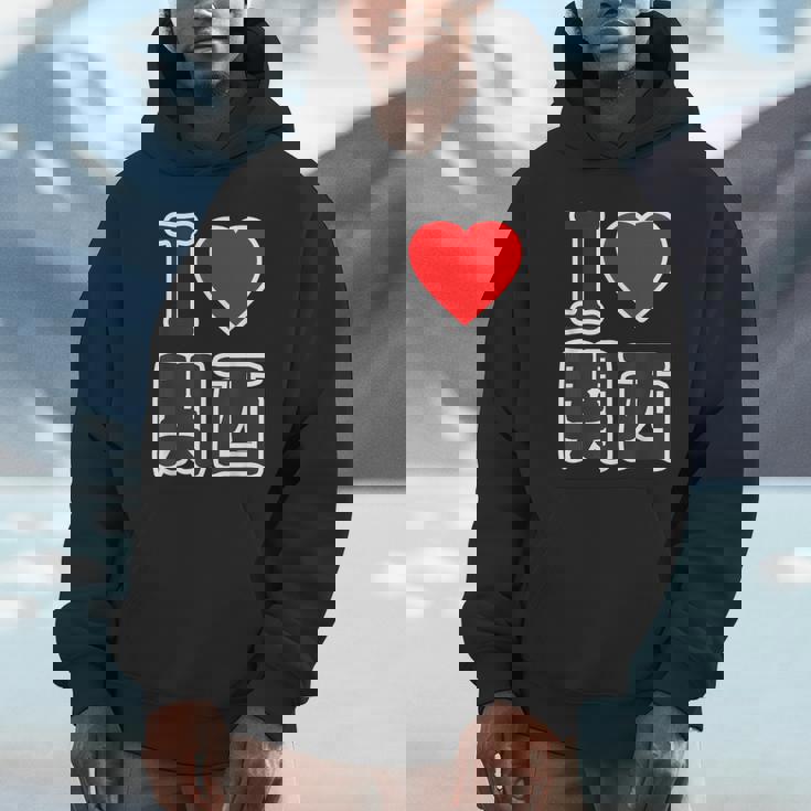 アイラブ・関西（I Love ハート）Big 大きな文字【47都道府県】Jimo-T ジモティ お土産 面白 パーカー