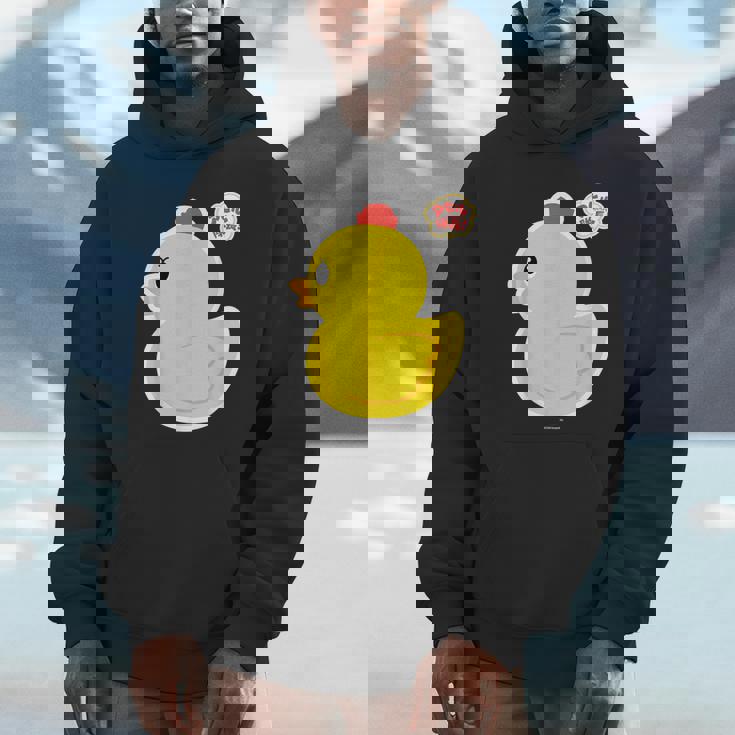 アヒル隊長ビッグプリント（横向き） パーカー