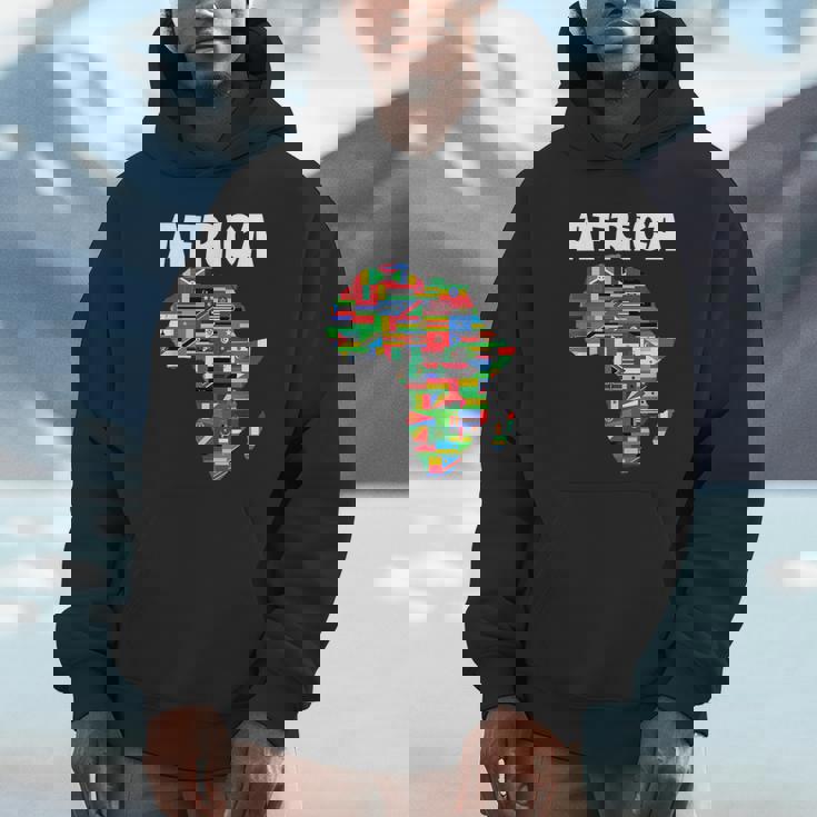 アフリカtシャツ 誇り高きアフリカ国旗大陸愛 パーカー